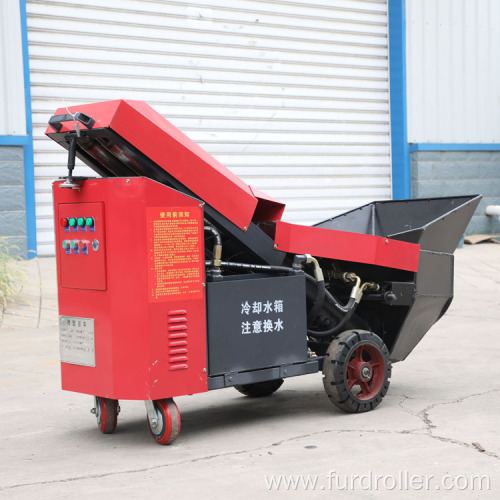 High performance hydraulic trailer mount concrete pouring pump FMP-34